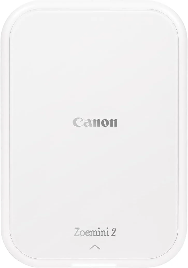 Canon ▫️ Kit de Impressão Zoemini 2 – Impressora fotográfica portátil e compacta – Bluetooth 5.0 – Carregamento rápido via USB-C – Ideal para viagens (Branco)