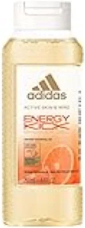adidas ▫️ Gel de banho Active Skin & Mind – Energy Kick para mulher, fórmula biodegradável, frasco 98% limpo, vegan e reciclado, 250 ml