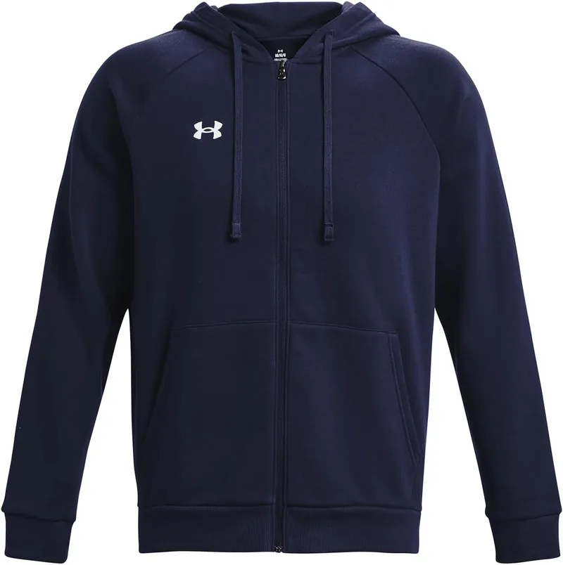 Under Armour ▫️ Casaco com capuz com fecho de correr completo UA Rival para homem Casacos com capuz para homem