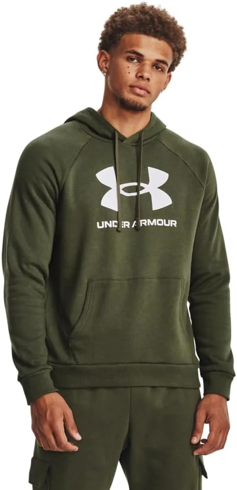 Under Armour ▫️ UA Rival Fleece Logo Hoodie - Camisola com capuz para homem