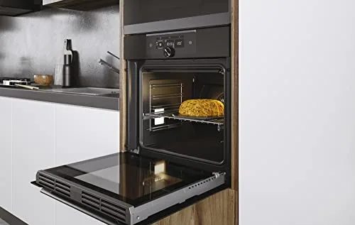 Haier ▫️ I-Turn Série 4 HWO60SM5F8BH - Forno multifunções, pirolítico, com conectividade Wi-Fi e Bluetooth, capacidade de 70 L, 13 funções, botão giratório e ecrã digital, iluminação lateral, preto 4