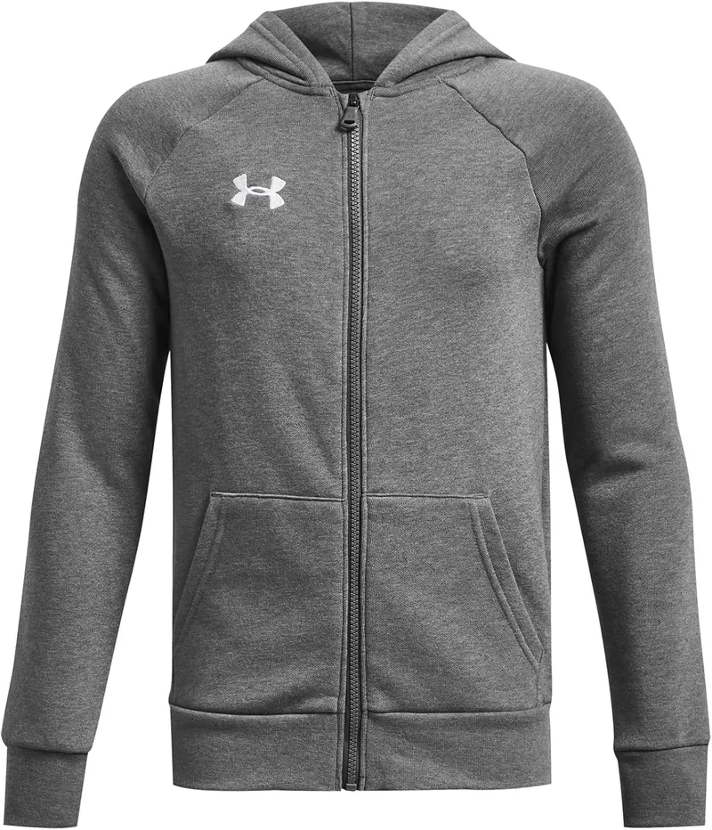 Under Armour ▫️ Rival Fleece Full Zip Hoodie - Camisola com capuz para crianças