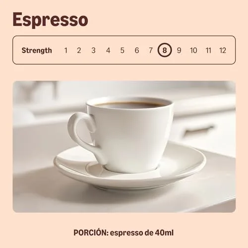 by Amazon ▫️ da Amazon - Cápsulas de café expresso, torra clara, compatíveis com Nespresso, 100 unidades, 5 embalagens de 20, Certificado pela Rainforest Alliance 3