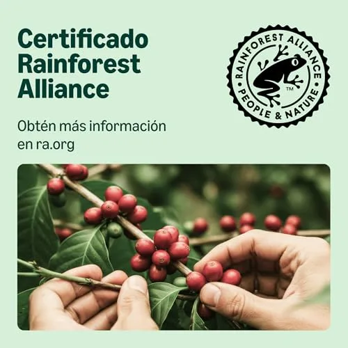 by Amazon ▫️ da Amazon - Cápsulas de café Lungo, torra média, compatíveis com Nespresso, 100 unidades, 5 embalagens de 20, com certificação Rainforest Alliance 5
