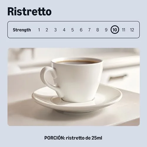 by Amazon ▫️ da Amazon - Cápsulas de café Ristretto, torra média, compatíveis com Nespresso, 100 unidades, 5 embalagens de 20, com certificação Rainforest Alliance 3