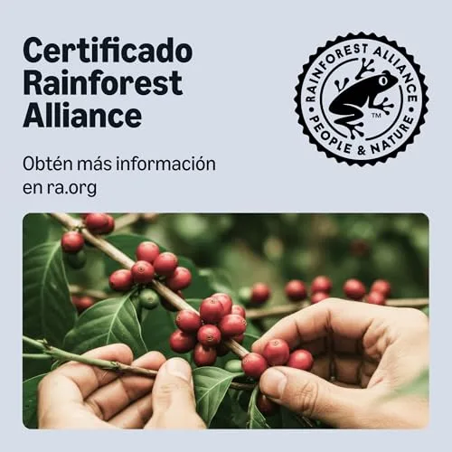 by Amazon ▫️ da Amazon - Cápsulas de café Ristretto, torra média, compatíveis com Nespresso, 100 unidades, 5 embalagens de 20, com certificação Rainforest Alliance 5
