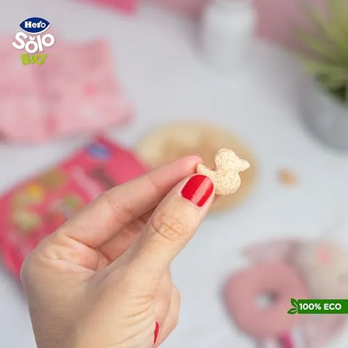 Solo ▫️ Hero Bio Minipuff Snacks de Morango para Bebés a partir dos 8 meses, 10 x 18 g 5