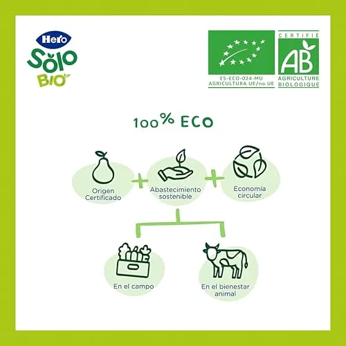 Solo ▫️ Hero Bio Minipuff Snacks de Morango para Bebés a partir dos 8 meses, 10 x 18 g 6