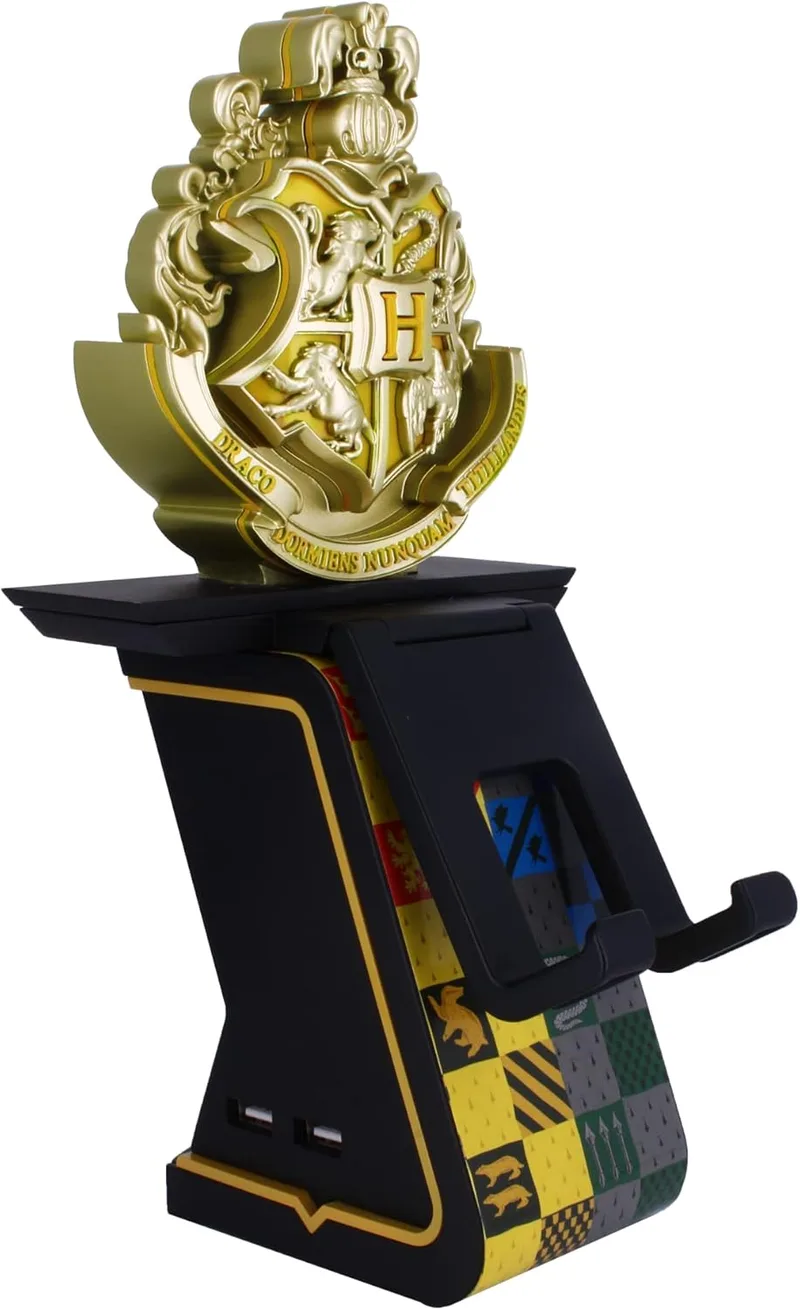 Cableguys ▫️ Ikon Harry Potter Hogwarts Gaming and Smartphone Accessory Stand - Suporte multifuncional iluminado, compatível com a Xbox, PlayStation e a maioria dos comandos de jogos