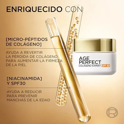 L'Oreal Paris ▫️ L'Oréal Paris Age Perfect Colagénio Expert Creme FPS 30 Antimanchas, 50 ml 3