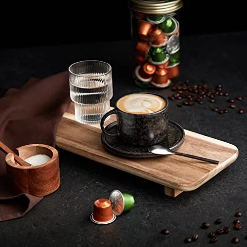 by Amazon ▫️ Da Amazon: Café Brasileiro compatível com Nespresso, 100% Arábica, Torra Média, 100 cápsulas de alumínio (10 embalagens de 10), com certificação Rainforest Alliance 6