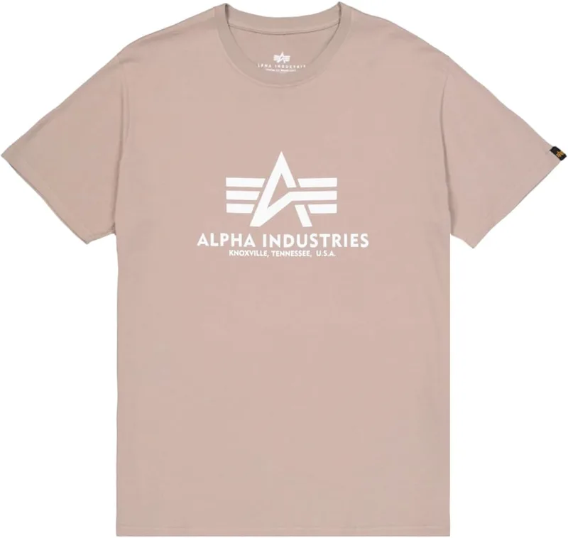 Alpha Industries ▫️ T-shirt básica para homem (pacote de 1)