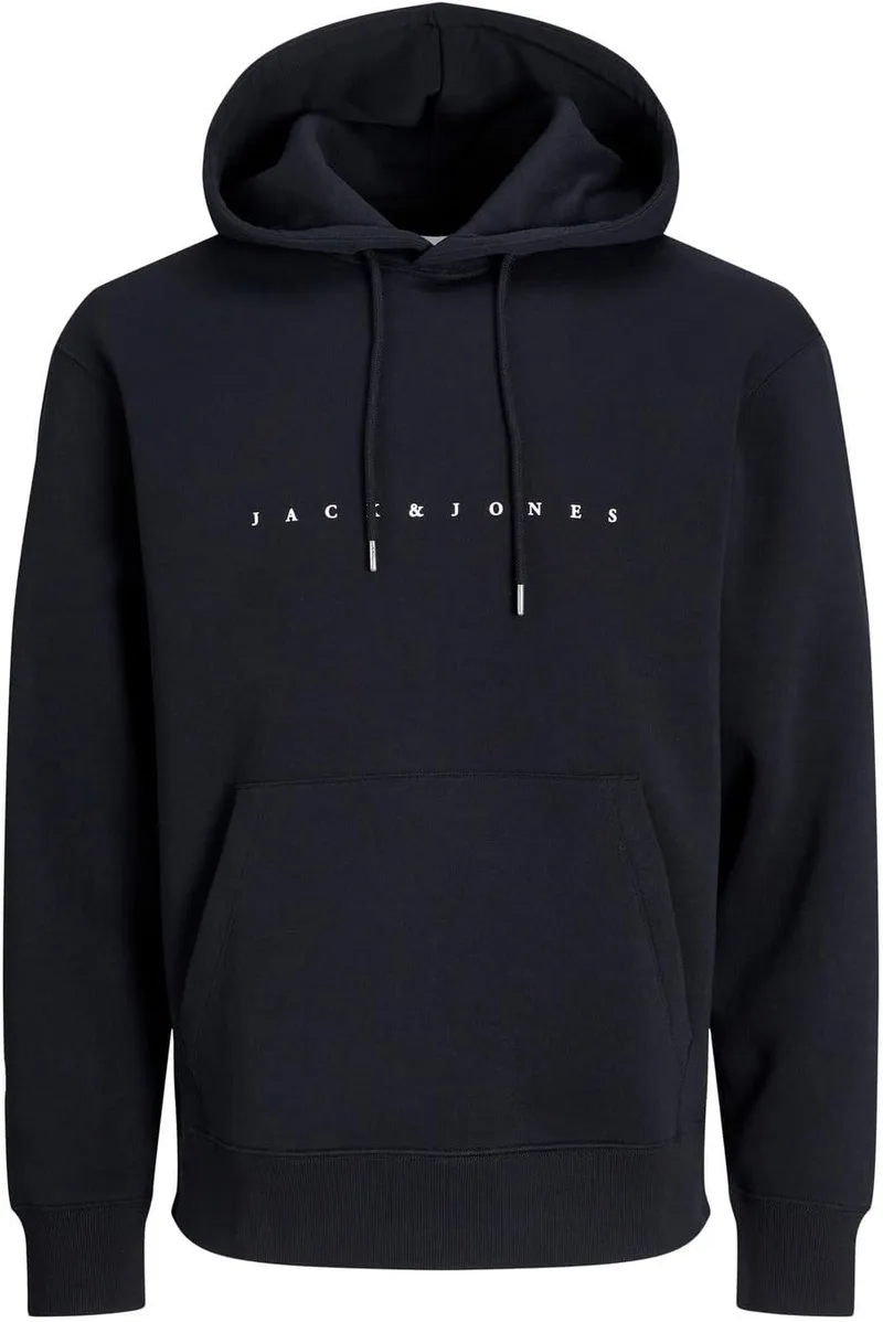 JACK & JONES ▫️ Jjestar JJ Sweat Hood Noos Moletom com capuz para homem (Pacote de 1)