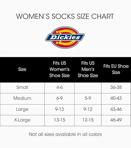 Dickies ▫️ Meias (Conjunto de 6) para mulher 4