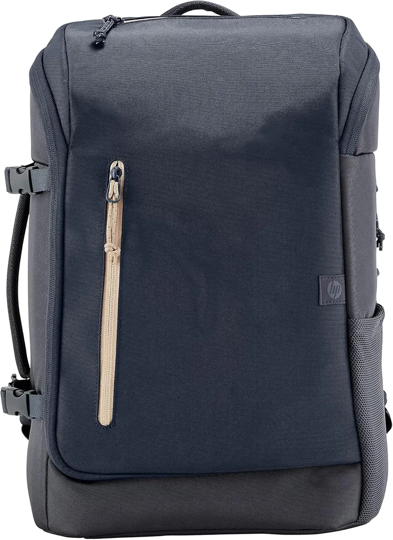 HP ▫️ Mochila para computador portátil de 15,6 polegadas, impermeável, unissexo, fechos de correr, material refletor, compartimento RFID
