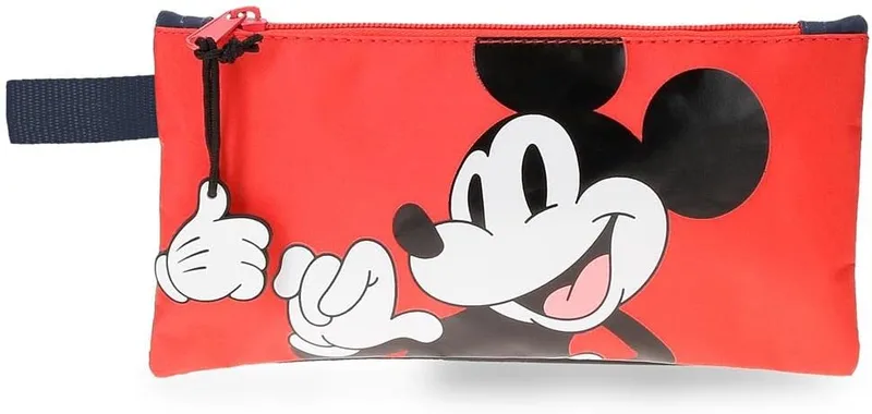 Disney ▫️ Estojo Mickey Mouse Fashion Multicolorido 22x12 cms Microfibra