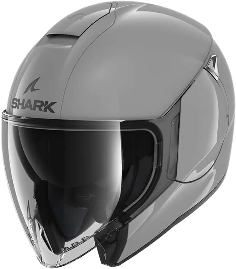 Shark ▫️ Capacete Jet para Moto Citycruiser Gunsilver S05, XS