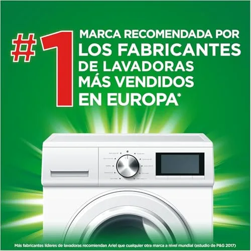Ariel ▫️ PODS Detergente líquido para máquina de lavar roupa «Tudo em 1» em cápsulas/pastilhas, 76 lavagens (4x19), sabão de limpeza profunda, mais frescura e sensações; 4