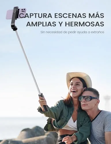 ANXRE ▫️ Palo Selfie Tripé com Controlo Remoto, Compatível com iPhone e Android 6