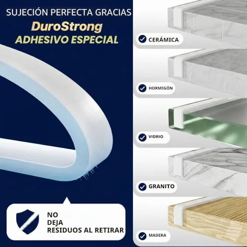 SilverRack ▫️ Fita de vedação autoadesiva 8 m, branca [12 mm x 6 mm] - Para juntas de portas e janelas 5
