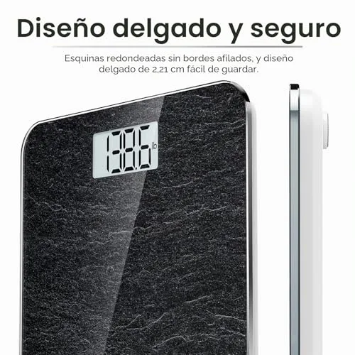 RENPHO ▫️ Balança de casa de banho, alta precisão, ecrã LED, para perder peso, 180 kg 5