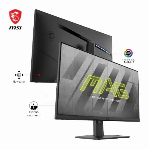 MSI ▫️ MAG321QR QD - Monitor de jogos plano de 31,5", IPS, WQHD (2560x1440, 16:9, compatível com G-SYNC, Quantum Dot, modo de consola FHD a 120 Hz) 3