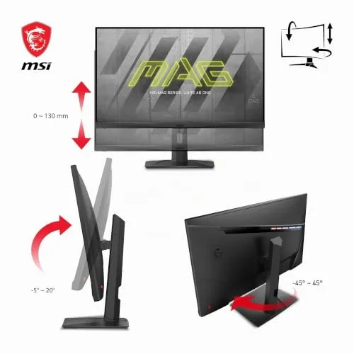 MSI ▫️ MAG321QR QD - Monitor de jogos plano de 31,5", IPS, WQHD (2560x1440, 16:9, compatível com G-SYNC, Quantum Dot, modo de consola FHD a 120 Hz) 6