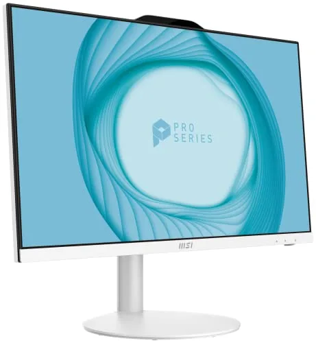 MSI ▫️ Pro AP242 12M-005EU – Computador de secretária «tudo-em-um» com ecrã IPS LED de 24”, CPU i7-12700, chipset H610, DDR4 16 GB, 512 GB, Windows 11 Pro, cor branca 2