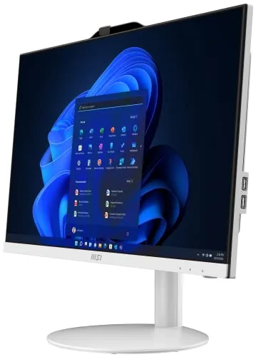 MSI ▫️ Pro AP242 12M-005EU – Computador de secretária «tudo-em-um» com ecrã IPS LED de 24”, CPU i7-12700, chipset H610, DDR4 16 GB, 512 GB, Windows 11 Pro, cor branca 4