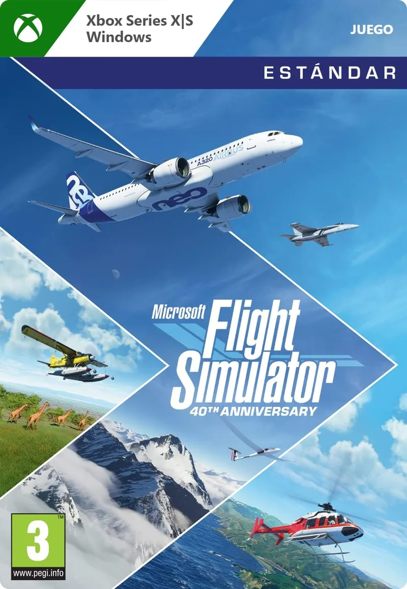 Xbox Game Studios ▫️ Microsoft Flight Simulator 40th Anniversary - Edição Standard | Xbox e Windows 10 - Código de transferência