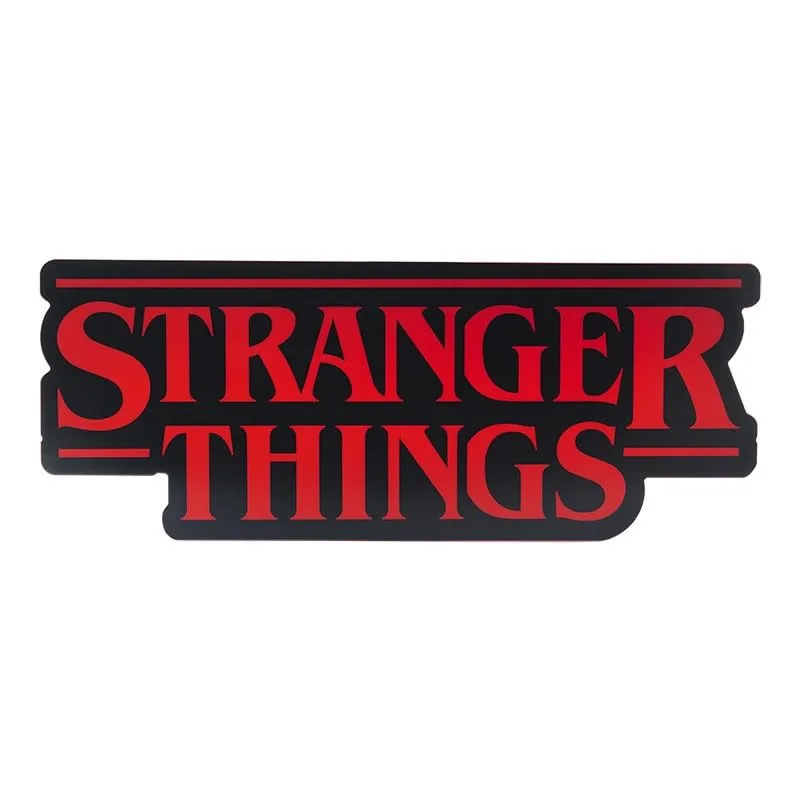 Paladone ▫️ Candeeiro «» com o logótipo de «Stranger Things», 30 cm (11,8") de largura, candeeiro de parede ou de secretária com alimentação por USB ou pilhas, modos de iluminação «Fase» e «Pulso», produto oficial da Netflix 5