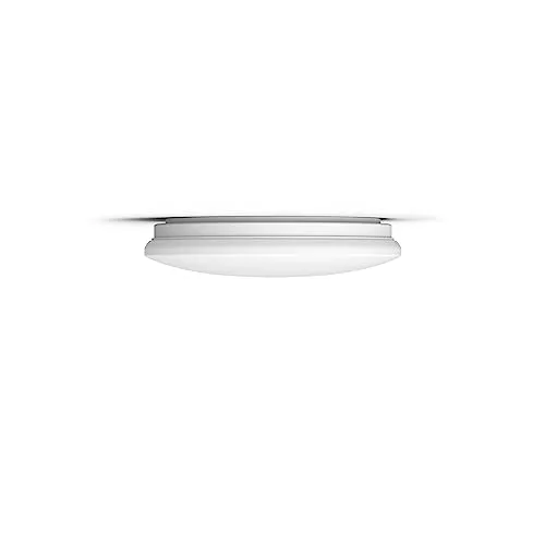 Philips ▫️ Luminária de teto LED Moire, 6 W, 600 lúmenes, luz fria 4000 K, 22 cm de diâmetro 3