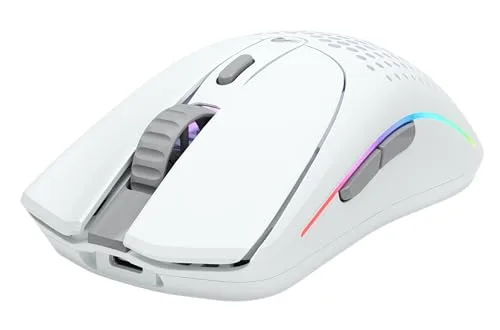 GLORIOUS ▫️ Model O 2 Wireless: Rato de jogos simétrico e leve (branco) 3