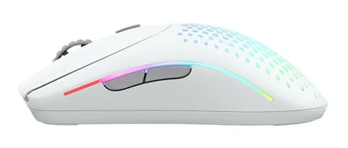GLORIOUS ▫️ Model O 2 Wireless: Rato de jogos simétrico e leve (branco) 4