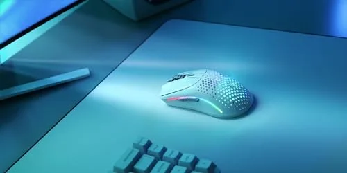 GLORIOUS ▫️ Model O 2 Wireless: Rato de jogos simétrico e leve (branco) 7
