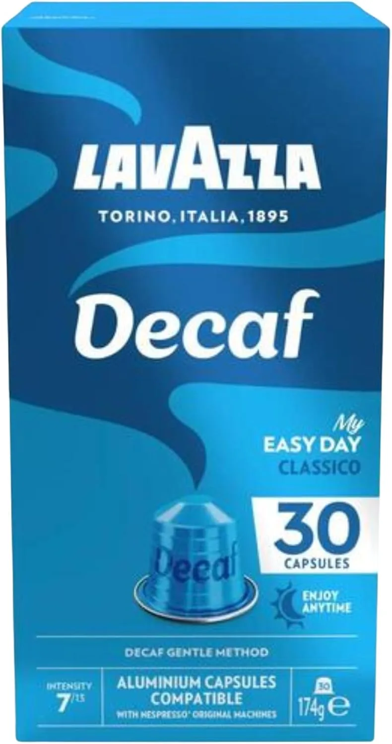 Lavazza ▫️ Decaf My Easy Day Classico, 30 cápsulas de café compatíveis com Nespresso