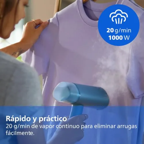 PHILIPS ▫️ 3000 Vaporizador de Mão Vertical, 1000 W, 20 g/min, Azul 5
