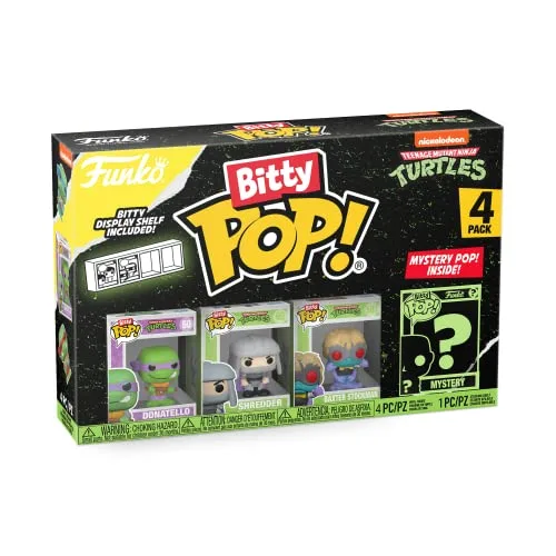 POP ▫️ Funko Bitty ! Conjunto de 4: Tartarugas Ninja (TMNT) - Donatello 2