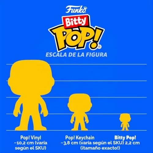 POP ▫️ Funko Bitty ! Conjunto de 4: Tartarugas Ninja (TMNT) - Donatello 5