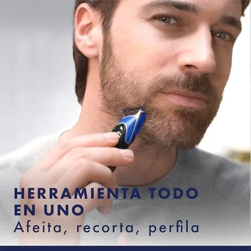 Gillette ▫️ Aparador «Tudo em 1» com 3 pentes + 1 cabeça de substituição Proglide 2