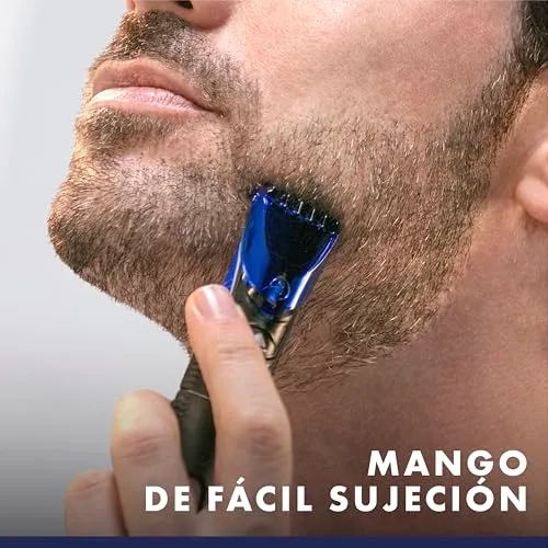 Gillette ▫️ Aparador «Tudo em 1» com 3 pentes + 1 cabeça de substituição Proglide 4