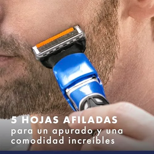 Gillette ▫️ Aparador «Tudo em 1» com 3 pentes + 1 cabeça de substituição Proglide 5