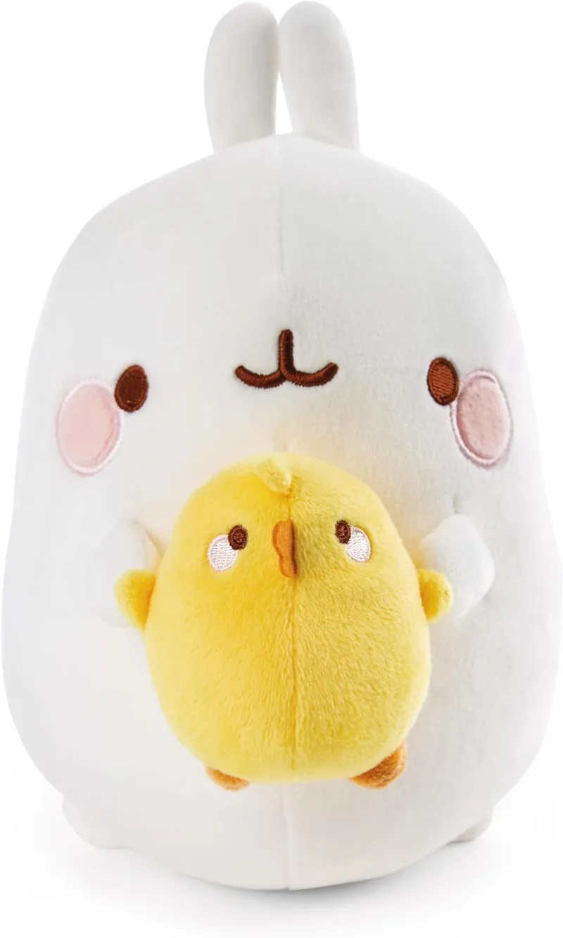 NICI ▫️ Boneco Molang com PIU PIU, 24 cm, em embalagem de presente