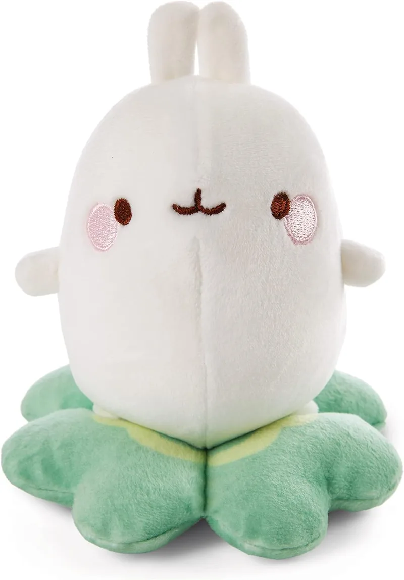 NICI ▫️ Peluche do Molang com trevo, 12 cm