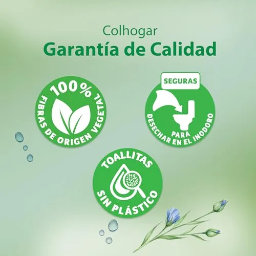Colhogar ▫️ Aloe 8x80 - Papel higiénico húmido descartável no WC com extrato de aloé vera - Sem álcool - Testado dermatologicamente - 640 unidades 5