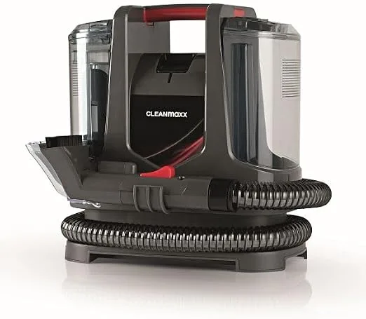 CLEANmaxx ▫️ Aspirador de limpeza a húmido, limpador de tapetes, limpador de estofos | Para estofos de automóveis, sofás e muito mais | Aspirador de limpeza a húmido para pulverizar, limpar e aspirar | Inclui acessórios