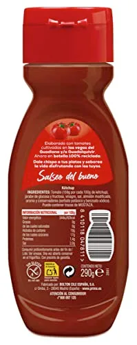 Prima ▫️ Ketchup com sabor original, elaborado com tomates espanhóis. 290 g 3