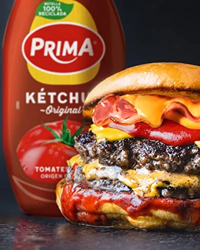 Prima ▫️ Ketchup com sabor original, elaborado com tomates espanhóis. 290 g 4