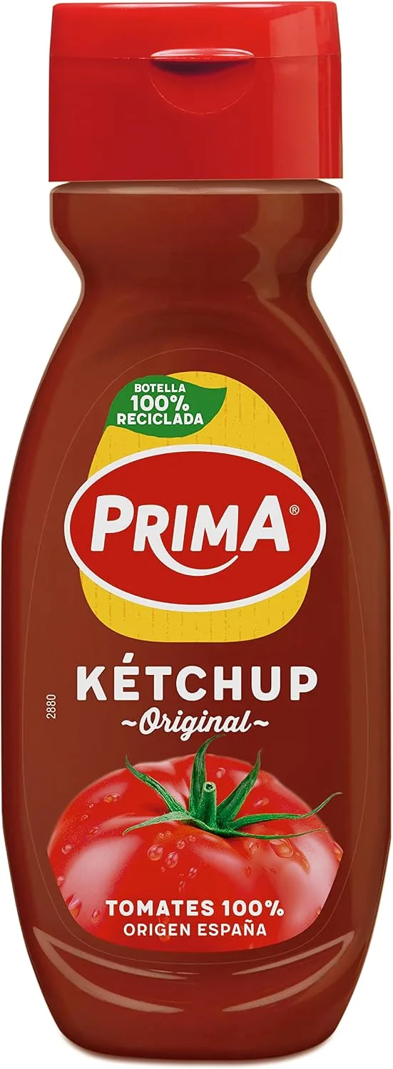Prima ▫️ Ketchup com sabor original, elaborado com tomates espanhóis. 290 g