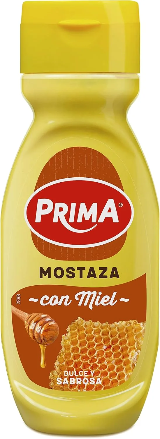 Prima ▫️ Mostarda com mel, elaborada com sementes de mostarda. 285 g